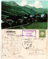 Bayern 1906, Posthilfstelle ALZING Taxe Bergen Auf Farb-AK M. 5 Pf. - Briefe U. Dokumente