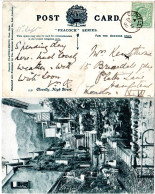 GB 1905, CLOVELLY Thimble Cds On Postcard With 1/2d - Altri & Non Classificati