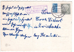 BRD 1955, Landpost Stpl. 23 ELMENDORF über Oldenburg Auf Karte M. 8 Pf. Heuss. - Briefe U. Dokumente