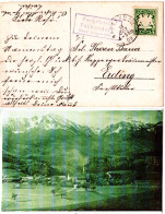 Bayern 1909, Posthilfstelle VACHENDORF Taxe Bergen, Auf Sw-Foto AK M. 5 Pf. - Cartas & Documentos