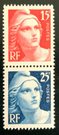 1949 FRANCE N 833 - CENTENAIRE DU TIMBRE POSTE  . LA PAIRE - NEUF** - Neufs