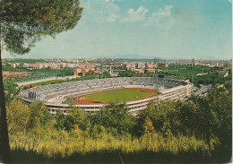 ROMA STADIO DEI CENTOMILA AMPIA VEDUTA VIAGGIATA ANNO 1966 - Soccer