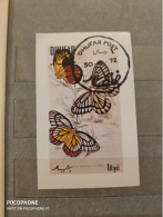 1972	Dhufar	Butterflies 9 - Andere & Zonder Classificatie