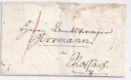 Württemberg, L1 "D. Heilbronn" Deutlicher Farbloser Stpl. Auf Bestellgeld Brief  - Préphilatélie