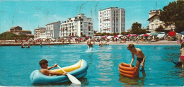 GRADO VITA DI MARE ANIMATA ANNO 1969 VIAGGIATA - Gorizia