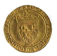 Charles VI - Écu D'or à La Couronne 1389 Angers - 1380-1422 Carlos VI El Bien Amado
