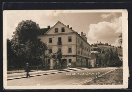 AK Bad Schallerbach, Strassenpartie Mit Gasthof Zur Post  - Autres & Non Classés