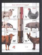 Portugal 2019- Portuguese Autochthonous Breeds M/Sheet - Unused Stamps