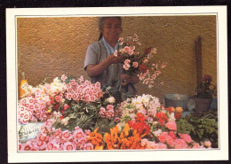AK 211914 MEXICO - Chiconcuac - Blumenverkäuferin - Mexique