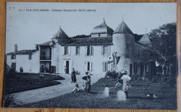 17 : Ile D'Oléron - Château Bonnemin - XIIIe Siècle - Animée - Jardinier  - (n°29126) - Ile D'Oléron