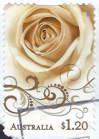 AUSTRALIA 2012 QEII $1.20 Multicoloured, Precious Moments-Golden Rose Self Adhesive FU - Usados