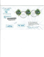 SAINT-PETERSBOURG Lettre Recommandée 10/08/2020 Timbres Animaux, Poissons 152 - Covers & Documents