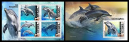 Djibouti  2023 Dolphins. (407) OFFICIAL ISSUE - Delfini