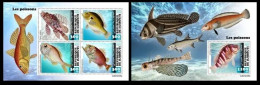 Djibouti  2023 Fishes. (408) OFFICIAL ISSUE - Vissen