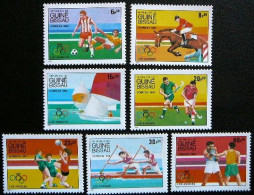 (dcos-338)  Guineé-Bissau    Mi 765-71    Yv  282-88      MNH   1984 - Estate 1984: Los Angeles