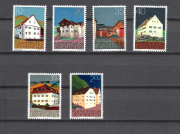 Liechtenstein 1978 Buildings Of The Principality (II) ** MNH - Sonstige & Ohne Zuordnung