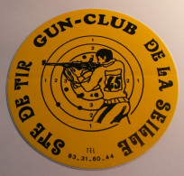 THEME TIR SPORTIF : AUTOCOLLANT GUN-CLUB DE LA SEILLE - Pegatinas