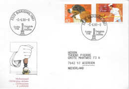 Postzegels > Europa > Zwitserland > 1980-1989 > Brief Met No. 1252 En 1295 (17618) - Storia Postale