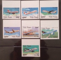Vietnam Viet Nam MNH Imperf Stamps 1992 : Modern Aircraft / Concorde / Airbus A-320 / Boeing (Ms637) - Viêt-Nam