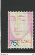 PAYS BAS 1977 Spinoza, Philosophe Yvert 1065, Michel 1094 NEUF** MNH - Unused Stamps