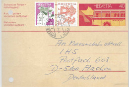 Postzegels > Europa > Zwitserland >  Briefkaart Met Bijfrankering  (17619) - Stamped Stationery