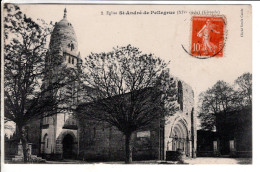 33 - Saint André De Pellegrue - L'église - Cartes Postales Ancienne - Autres & Non Classés