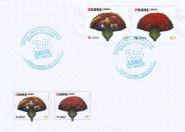 Cape Verde 2024 25 ABRIL & Democracy. (101) FDC  OFFICIAL ISSUE - Cape Verde