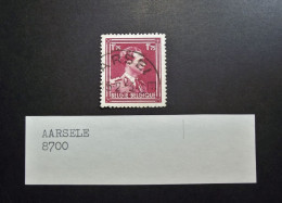 Belgie Belgique - 1950 -  OPB/COB  N° 832 -  1 F 75 - Open Kraag   - Obl.  AARSELE - 1936-1957 Collar Abierto