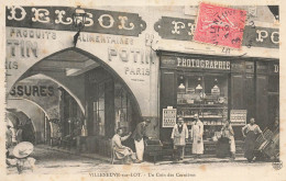 Villeneuve Sur Lot * 1906 * Devanture Magasin Photographe Photographie , Un Coin  Des Cornières * Commerces Magasins - Villeneuve Sur Lot