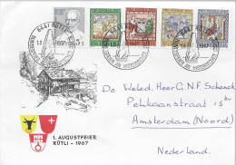 Postzegels > Europa > Zwitserland >  Brief Uit 1967 Met 847-851 (1762) - Storia Postale