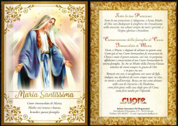 * Santino - Maria Santissima, Cuore Immacolato Di Maria - Andachtsbilder