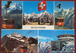 Lauterbrunnen (BE) Mürren -  Mehrbildkarte "Schilthorn" / Gondelbahn - Mürren