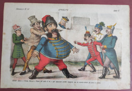 1878 Augusto GROSSI ( 1835 - 1919 ) - Revue " LE PERROQUET " - RUSSIE - TURQUIE - POLOGNE - NIHILISTE - ANGLETERRE - 1850 - 1899