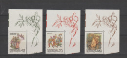 Liechtenstein 1983 Folklore - Carnaval Corner Pieces ** MNH - Ungebraucht