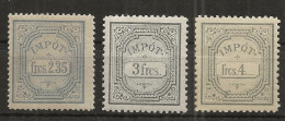 WAGONS LITS N° 39, 42, 45 Neufs (charnières) - Stamps