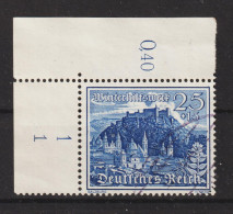 MiNr. 737 Gestempelte Bogenecke Mit Formnummer 1 (0722) - Used Stamps
