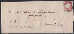DR Brief EF Minr.19 K1 Bohmte 5.5.74 Geprüft Sommer BPP Gel. Nach Osnabrück - Lettres & Documents