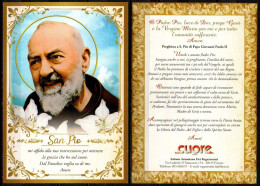 * Santino - San Pio - Padre Pio - Preghiera Di Papa Giovanni Paolo II - Devotieprenten