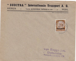 37163# HINDENBURG LOTHRINGEN LETTRE Obl AMANVILLERS MOSELLE 28 Décembre 1940 Pour THIONVILLE - Storia Postale