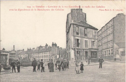 75 VIEUX PARIS GOBELINS CARREFOUR RUE CROULEBARBE ET RUELLE GOBELINS - 1881 - Sonstige & Ohne Zuordnung