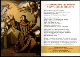 * Santino - Consacrazione Dei Bambini A Sant Antonio Da Padova - Devotieprenten