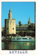 ESPAGNE - Sevilla - Torre Del Oro - Rio Guadalquivir Y Torre Del Oro - Carte Postale - Sevilla