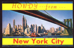 AK 211947 USA - New York City - Mehransichten, Panoramakarten