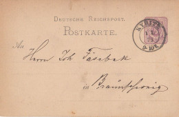 DR Ganzsache K2 Kyritz 1.1.79 Gel. Nach Braunschweig - Briefe U. Dokumente