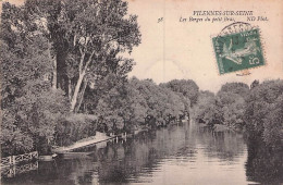 VILLENNES SUR SEINE LES BERGES DU PETIT BRAS 1915 - Villennes-sur-Seine