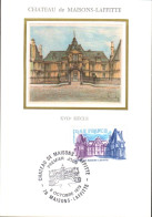 CARTE MAXIMUM 1979 CHATEAU DE MAISONS LAFFITTE - 1970-1979