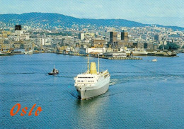 1 AK Norwegen * Ein Kreuzfahrtschiff Verlässt Den Hafen Von Oslo * - Noorwegen