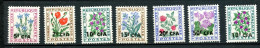 REUNION TAXE 48/54 FLEURS FLOWERS  LUXE NEUF SANS CHARNIERE - Segnatasse