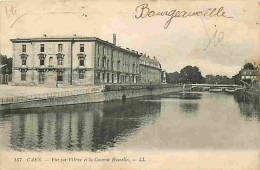 14 - Caen - Vue Sur L'Orne Et La Caserne Hamelin - Oblitération Ronde De 1918 - CPA - Voir Scans Recto-Verso - Caen