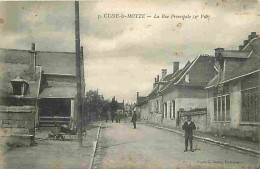 60 - Cuise La Motte - La Rue Principale - Animée - CPA - Voir Scans Recto-Verso - Autres & Non Classés